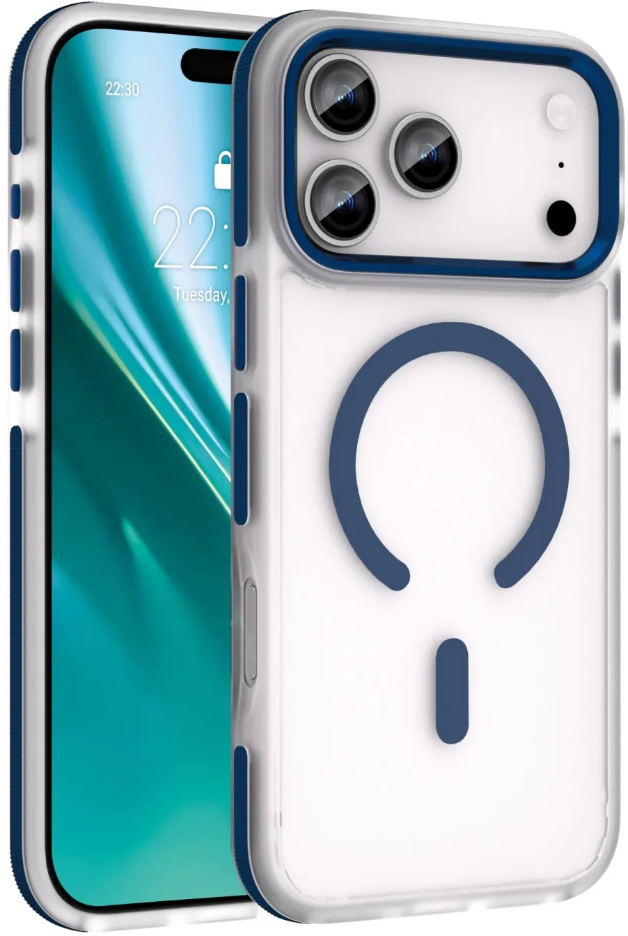 Etteri Icy Mag case for iPhone 17 Pro Max / 18 Pro Max blue