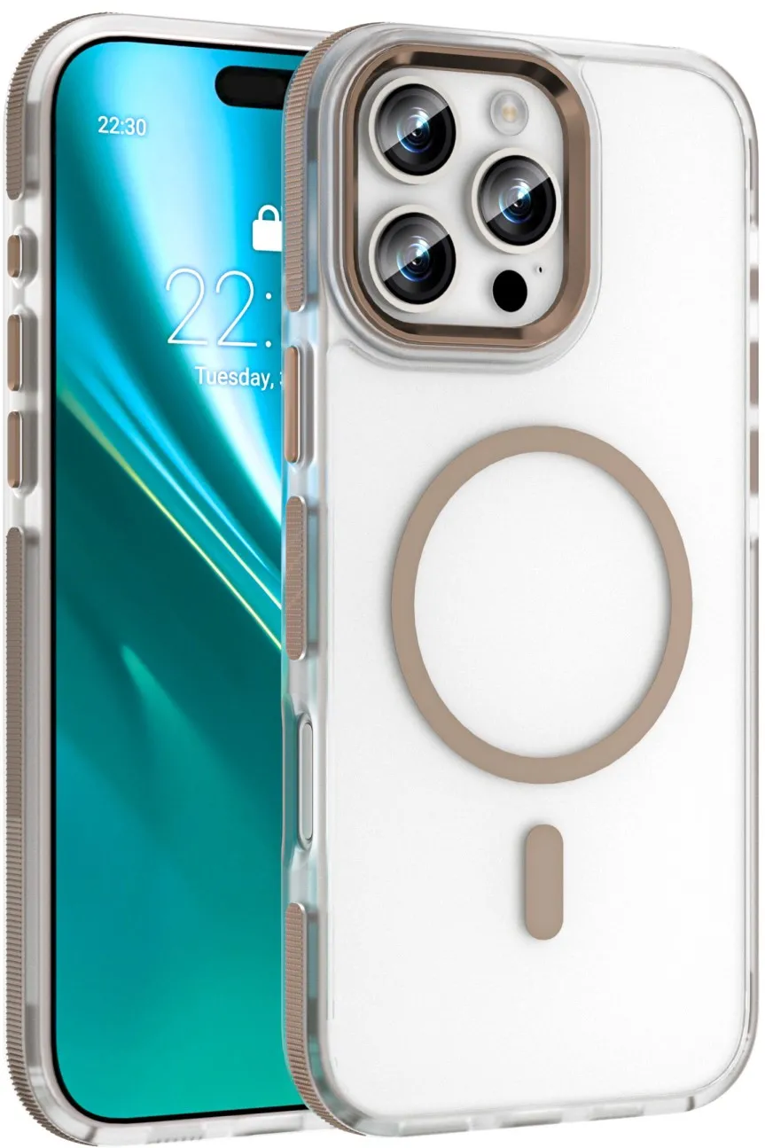 Etteri Icy Mag case for iPhone 16 Pro Max 6,9" gold