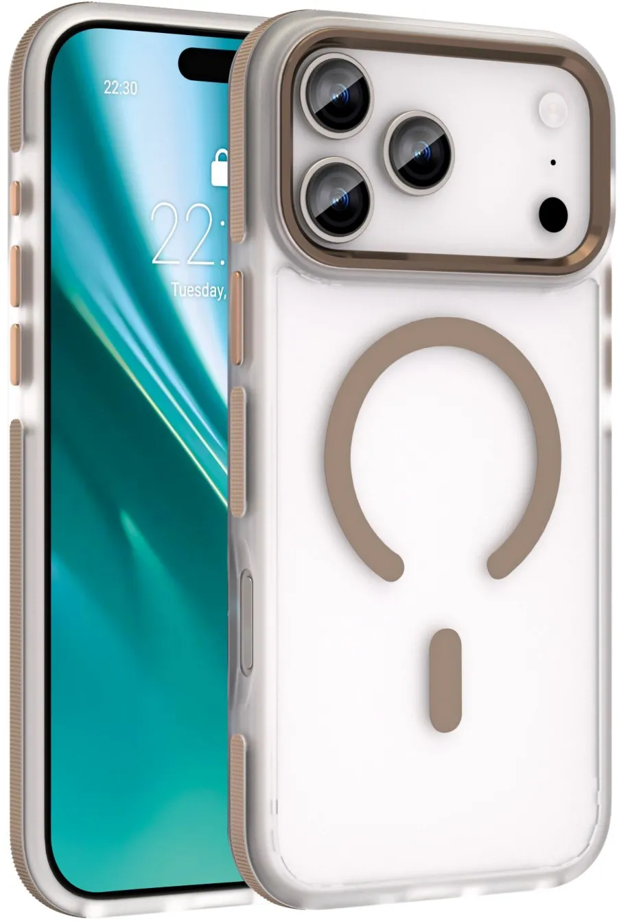 Etteri Icy Mag case for iPhone 17 Pro / 18 Pro gold
