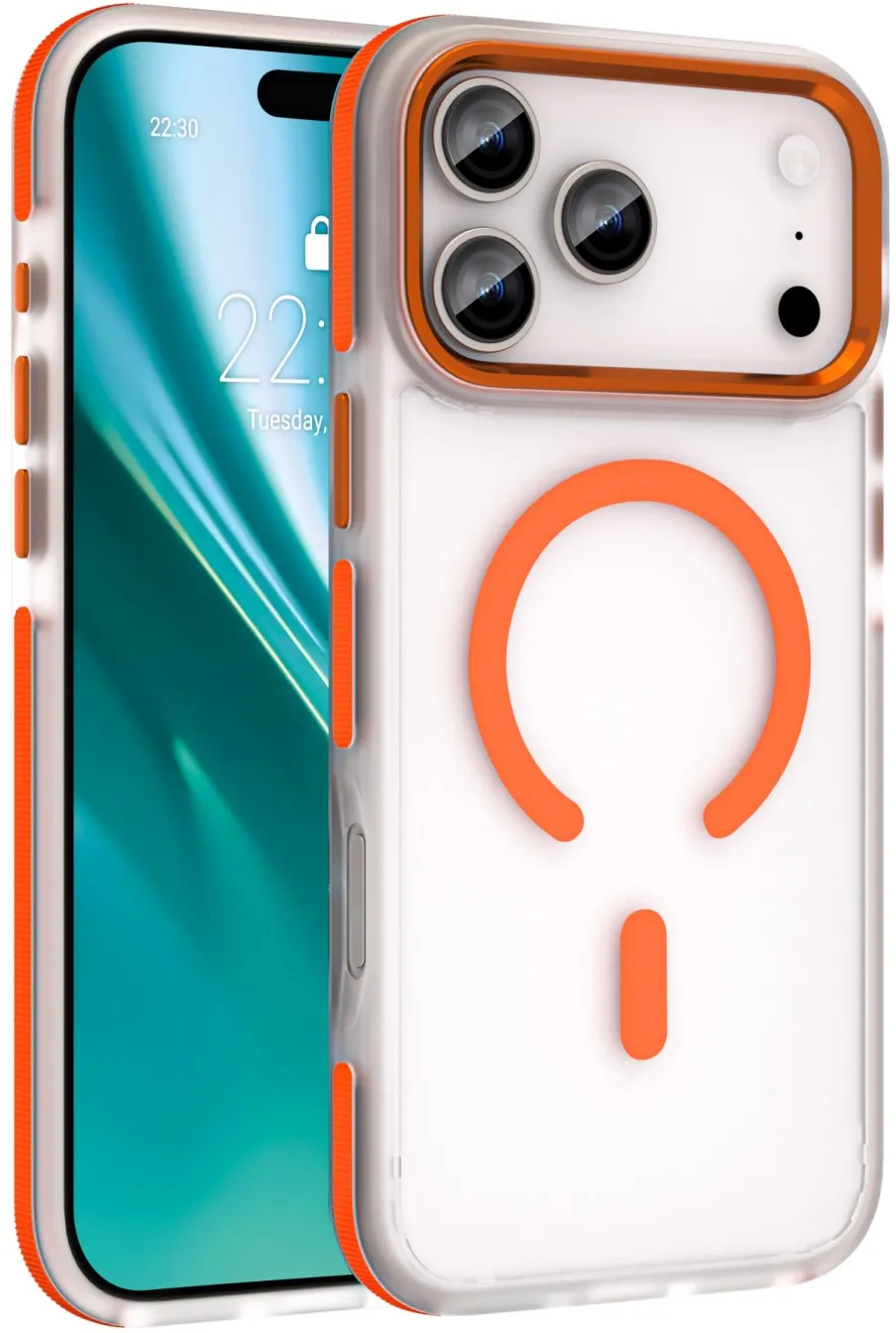 Etteri Icy Mag case for iPhone 16 Pro 6,3" orange