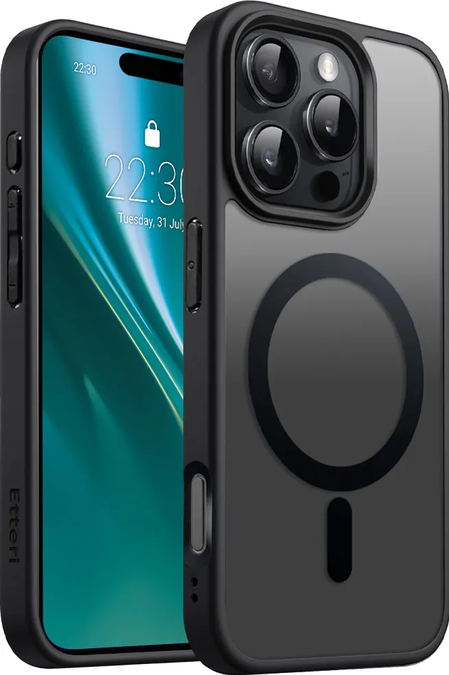 Etteri Matt Mag case for iPhone 16 Pro Max 6,9" black
