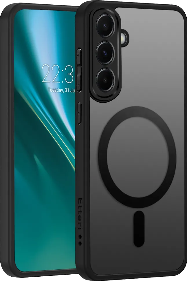 Etteri Matt Mag case for Samsung Galaxy A57 5G black