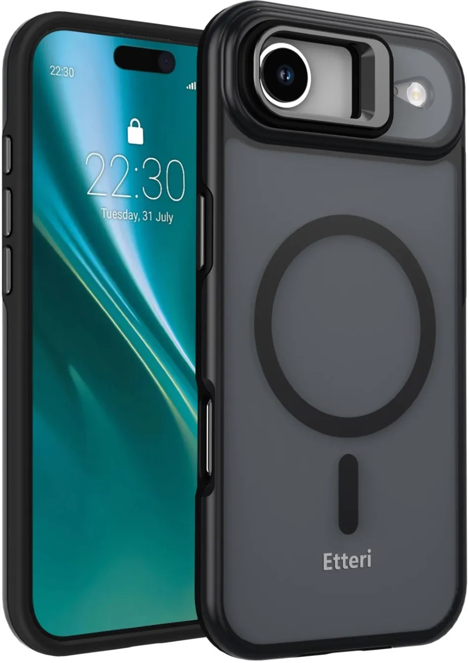 Etteri Morning Fog case for iPhone 17 Air 6,6" black