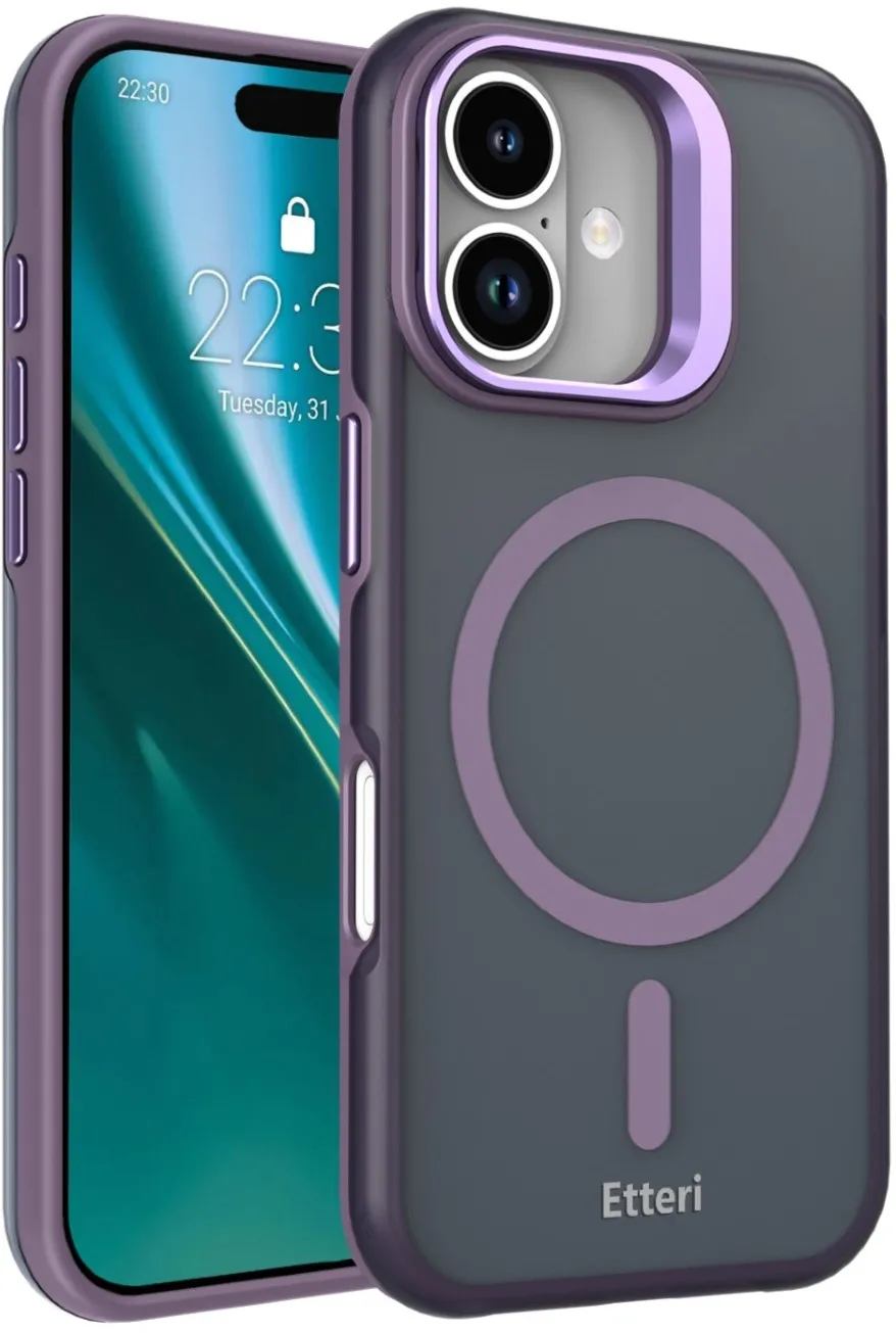 Etteri Morning Fog case for iPhone 17 6,3" purple