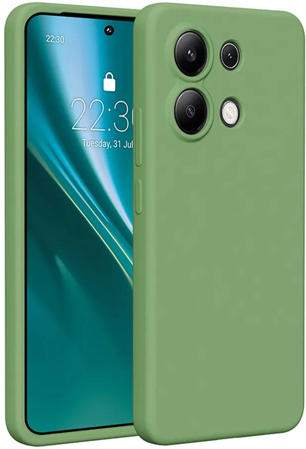 Etteri Silicone case for Xiaomi Redmi Note 13 4G light green