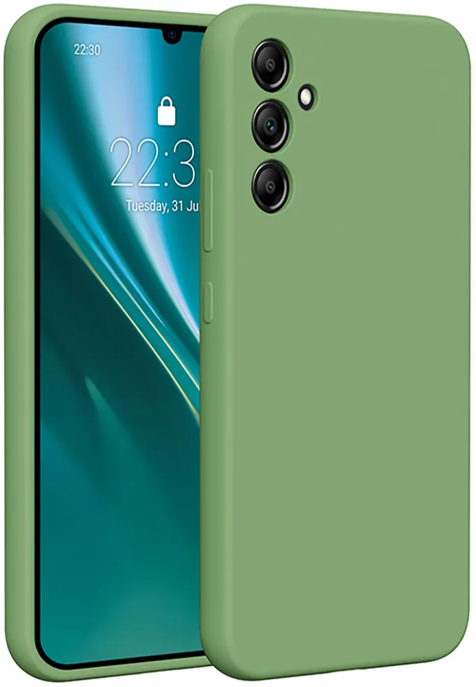 Etteri Silicone case for Samsung Galaxy A34 5G light green