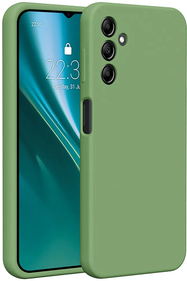 Etteri Silicone case for Samsung Galaxy A14 light green