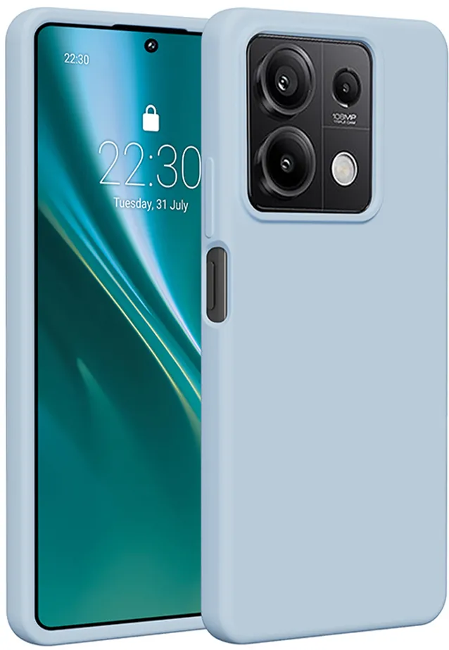 Etteri Silicone case for Xiaomi Redmi Note 13 5G light blue