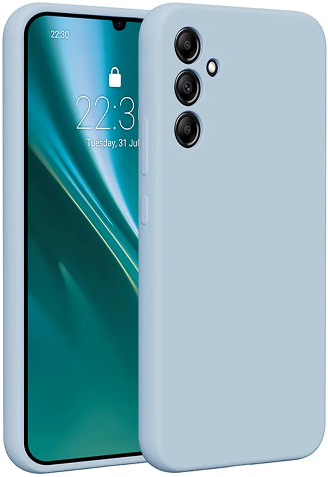 Etteri Silicone case for Samsung Galaxy A34 5G light blue