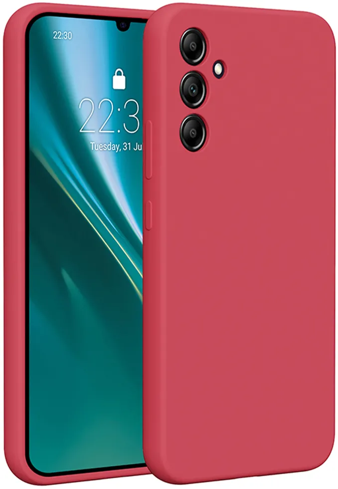 Etteri Silicone case for Samsung Galaxy A34 5G raspberry