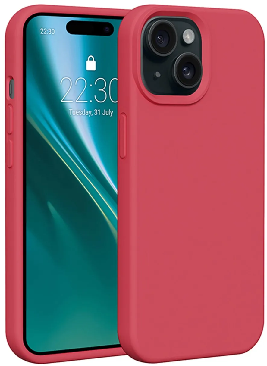 Etteri Silicone case for iPhone 11 raspberry