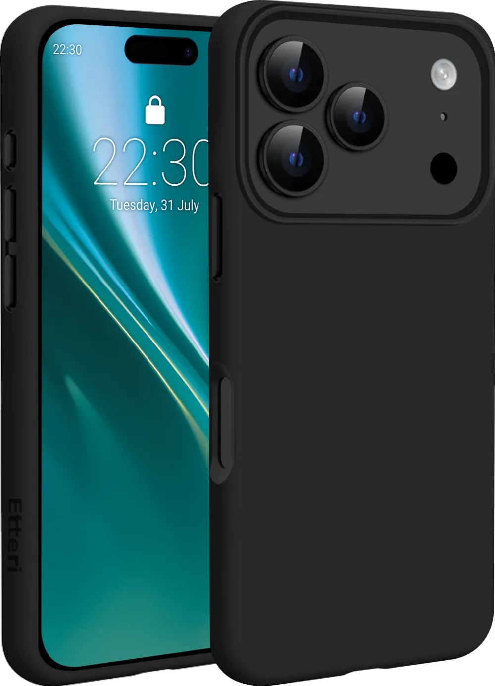 Etteri Silicone Mag case for iPhone 17 Pro Max / 18 Pro Max black