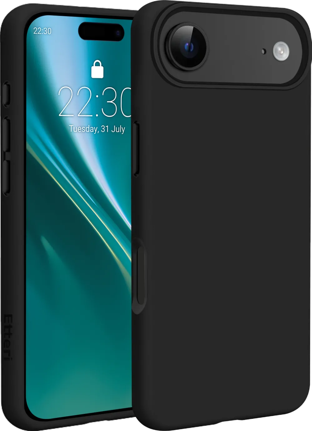 Etteri Silicone Mag case for iPhone 17 Air black
