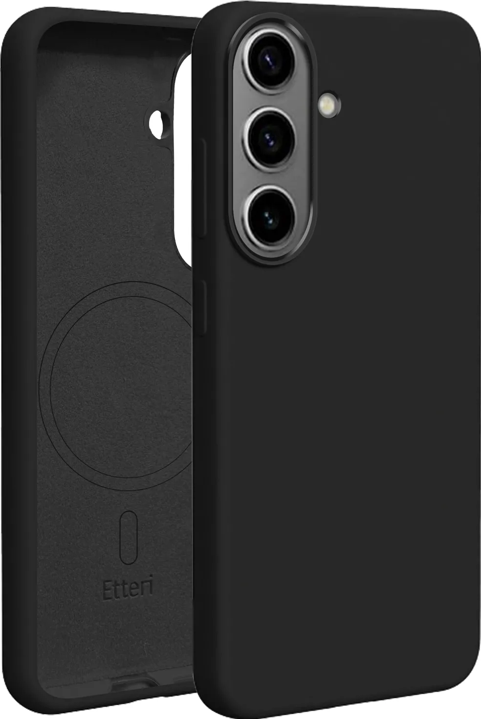 Etteri Silicone Mag case for Samsung Galaxy S26 black