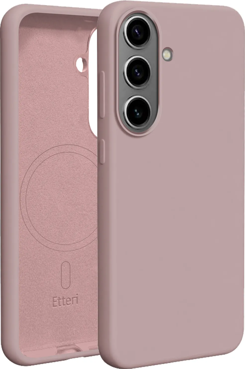 Etteri Silicone Mag case for Samsung Galaxy S26 light pink