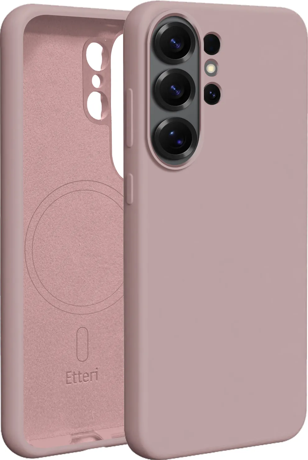 Etteri Silicone Mag case for Samsung Galaxy S26 Ultra light pink