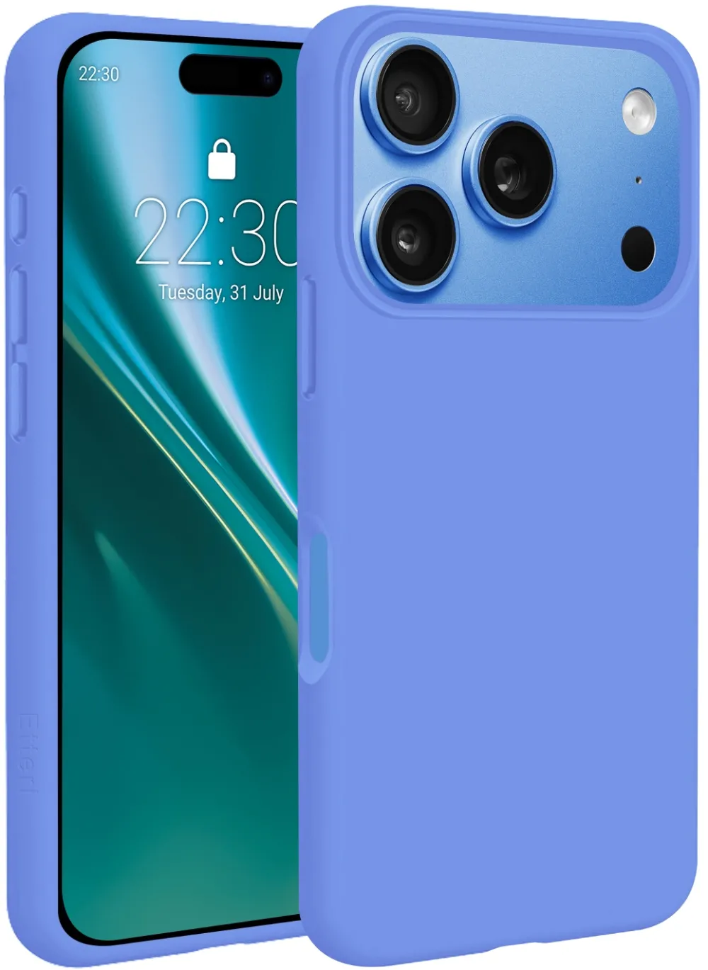 Etteri Silicone Mag case for iPhone 17 Pro Max / 18 Pro Max sky blue