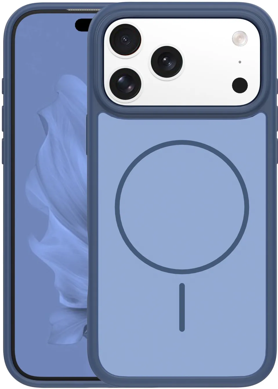 Frame Thin Mag case for iPhone 17 Pro Max 6,9" / 18 Pro Max 6,9" dark blue