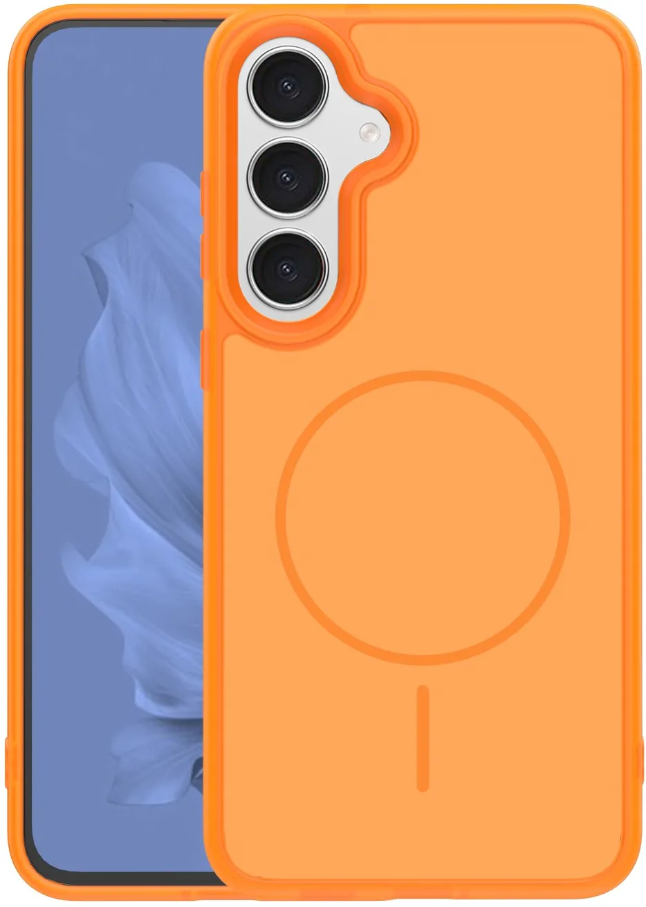 Frame Thin Mag case for Samsung Galaxy S26 Plus orange