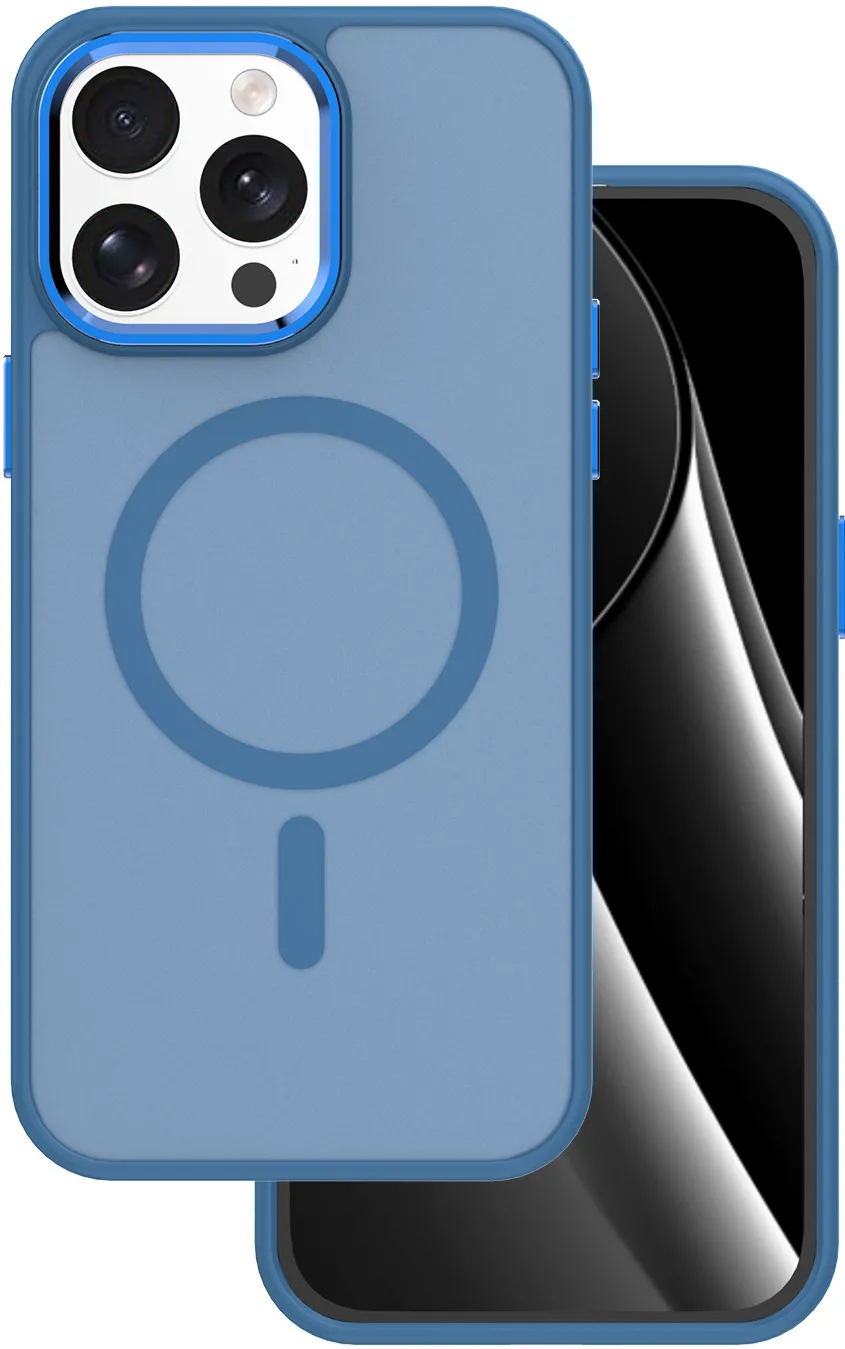 Frozen Mag case for iPhone 14 Pro 6,1" navy blue