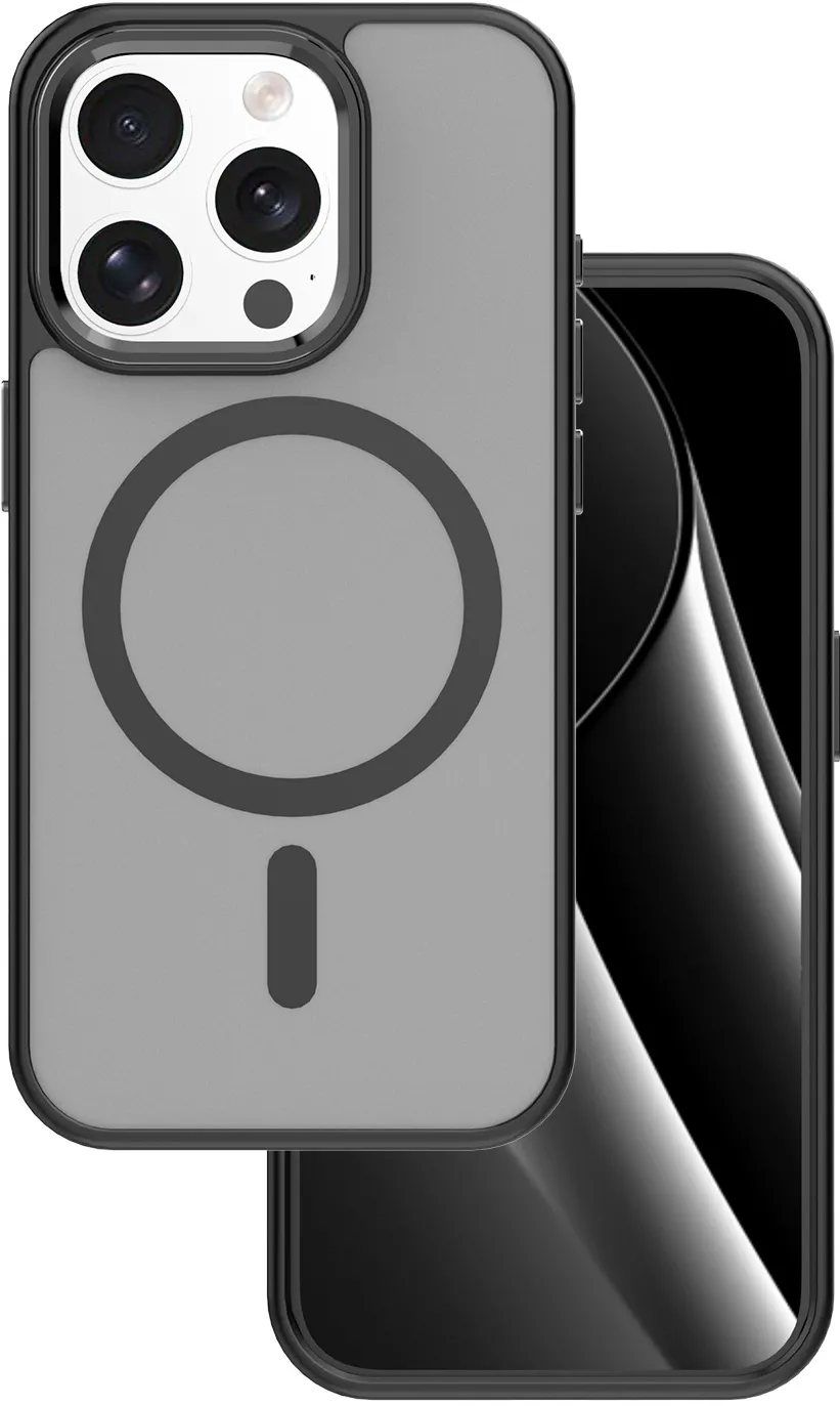 Frozen Mag case for iPhone 15 Pro 6,1" black