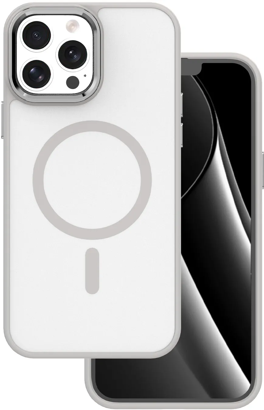 Frozen Mag case for iPhone 13 Pro Max 6,7" grey