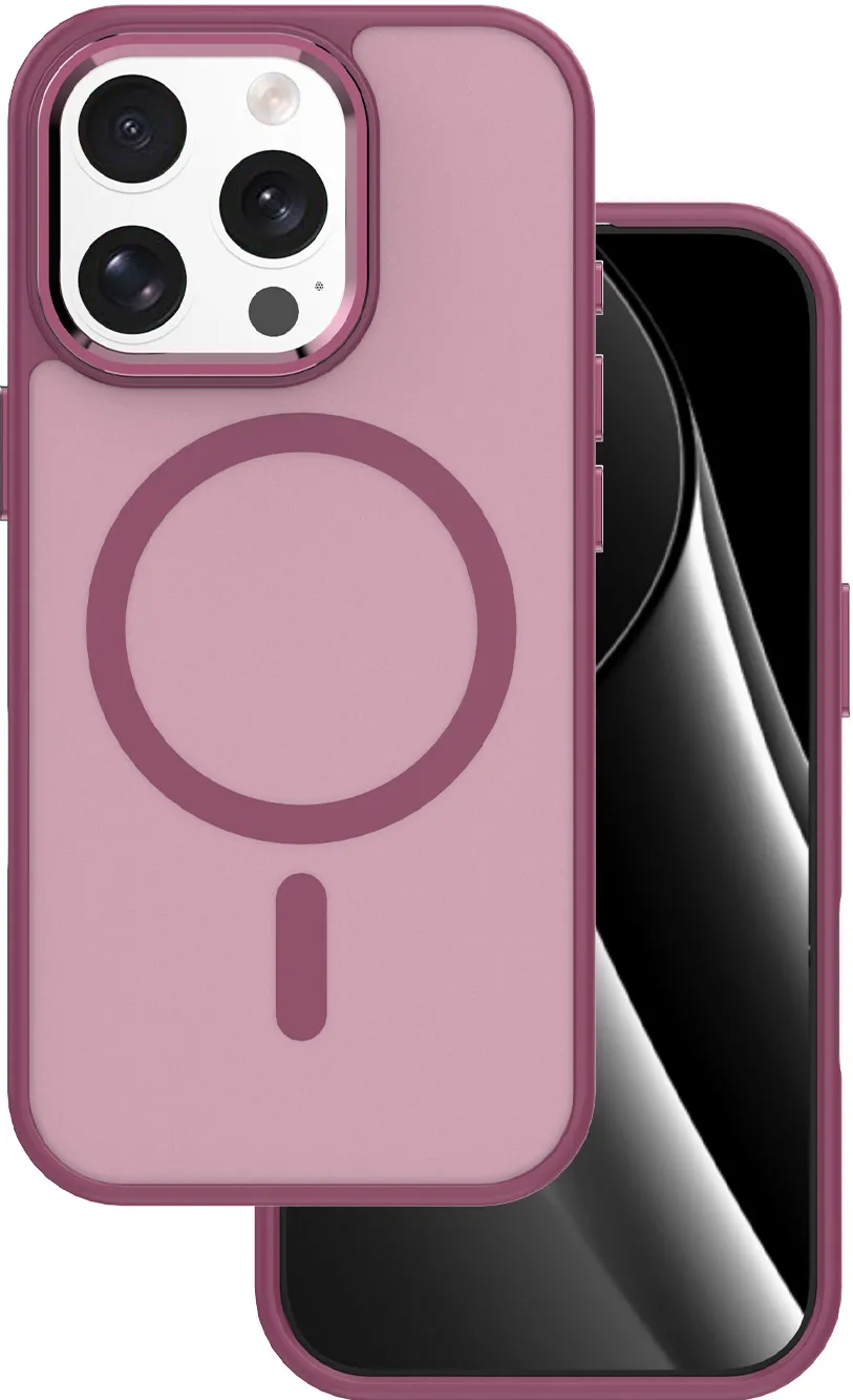 Frozen Mag case for iPhone 16 Pro Max 6,9" red