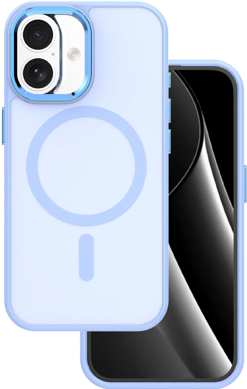 Frozen Mag case for iPhone 16 6,1" light blue
