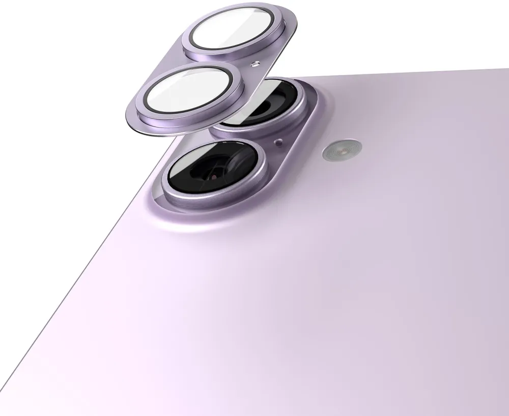 Etteri full camera lens guard for iPhone 17 pink