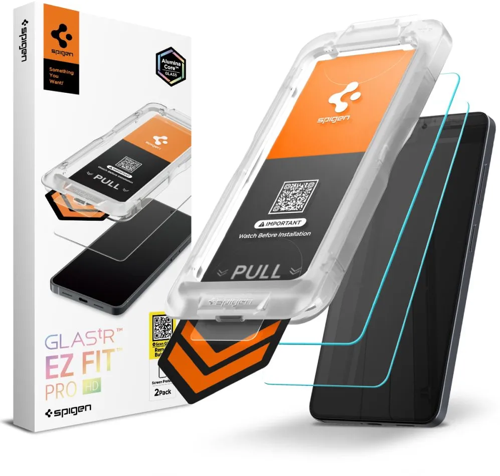 Spigen Tempered glass Glas.Tr "Ez Fit Pro" Hd 2-Pack for Samsung Galaxy S26 clear
