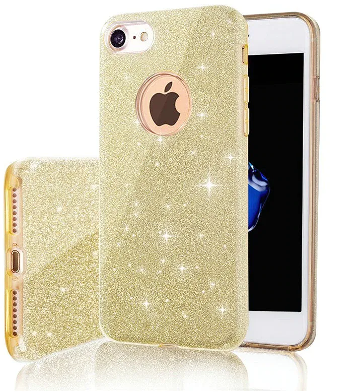 Glitter 3in1 case for Xiaomi Redmi 13C 5G gold