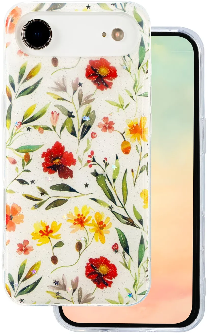 Glow Glam case for iPhone 17 Air 6,6" white