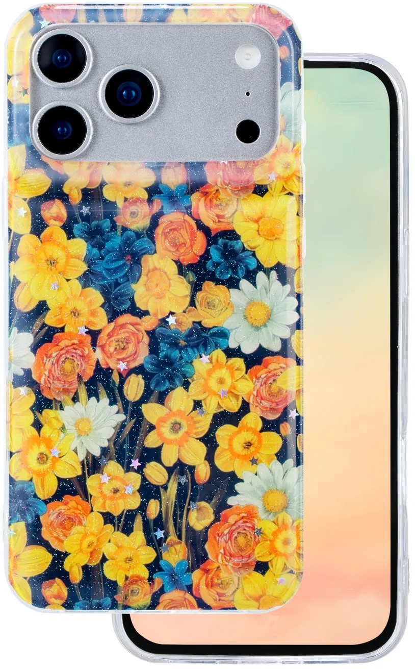 Glow Glam case for iPhone 17 Pro Max 6,9" orange