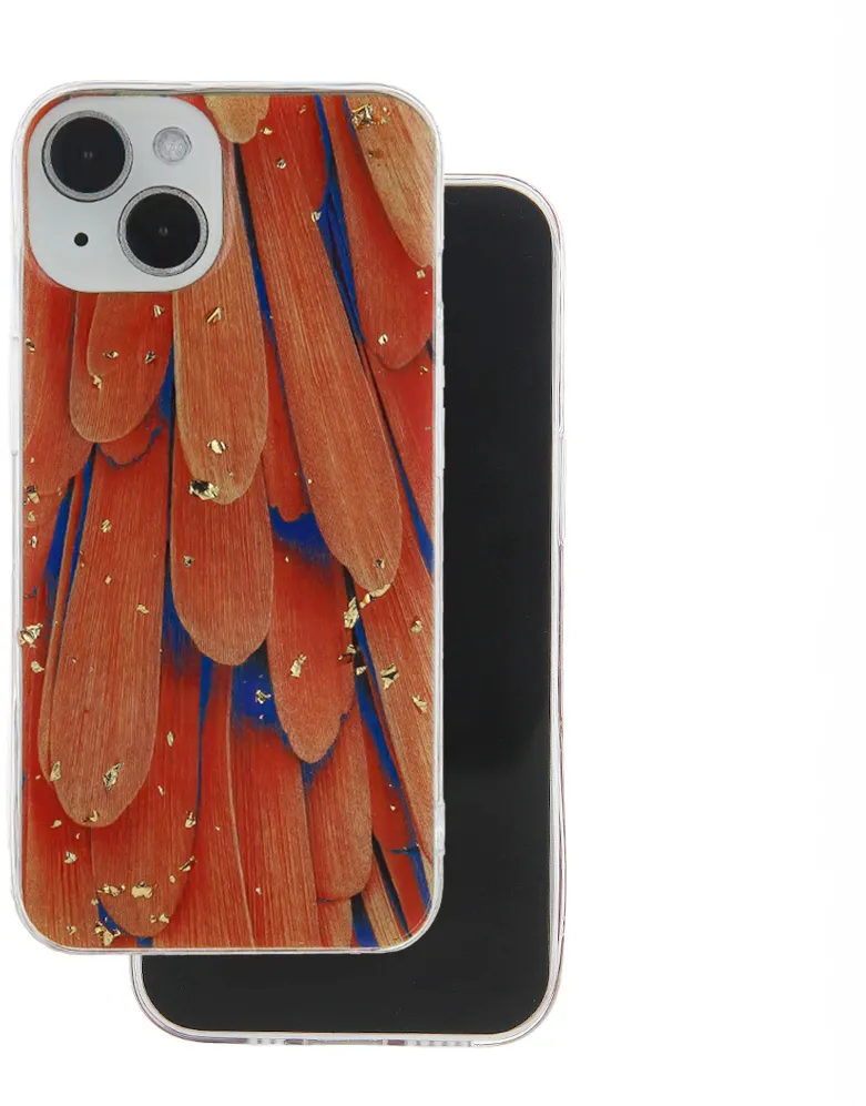 Gold Glam case for iPhone 11 orange