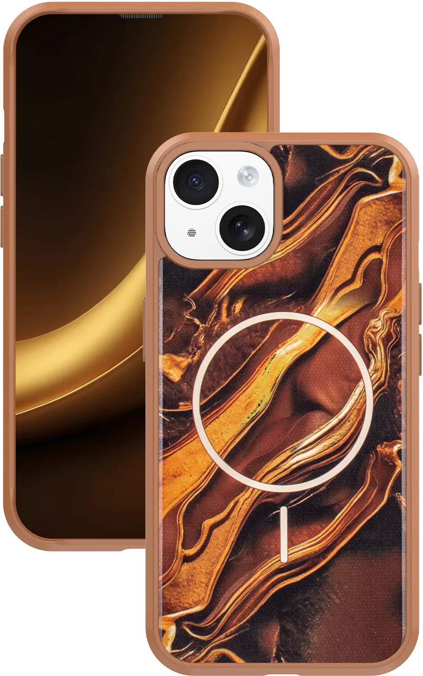 Golden Autumn case for iPhone 13 6,1" brown