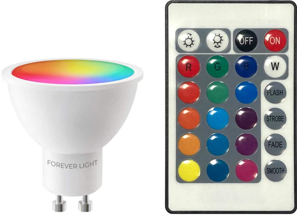 Forever Light LED Bulb RGB GU10 4.8W 440lm 4000K class F