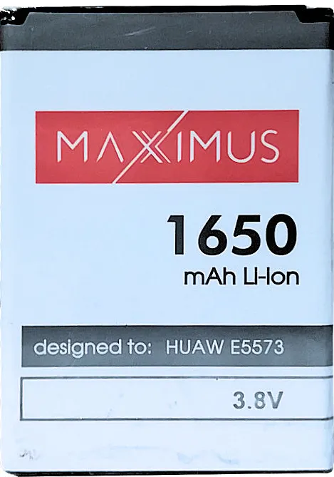 BATTERY MAXXIMUS HUAWEI E5573 LTE 4G 1650mAh  modem HB434666RBC