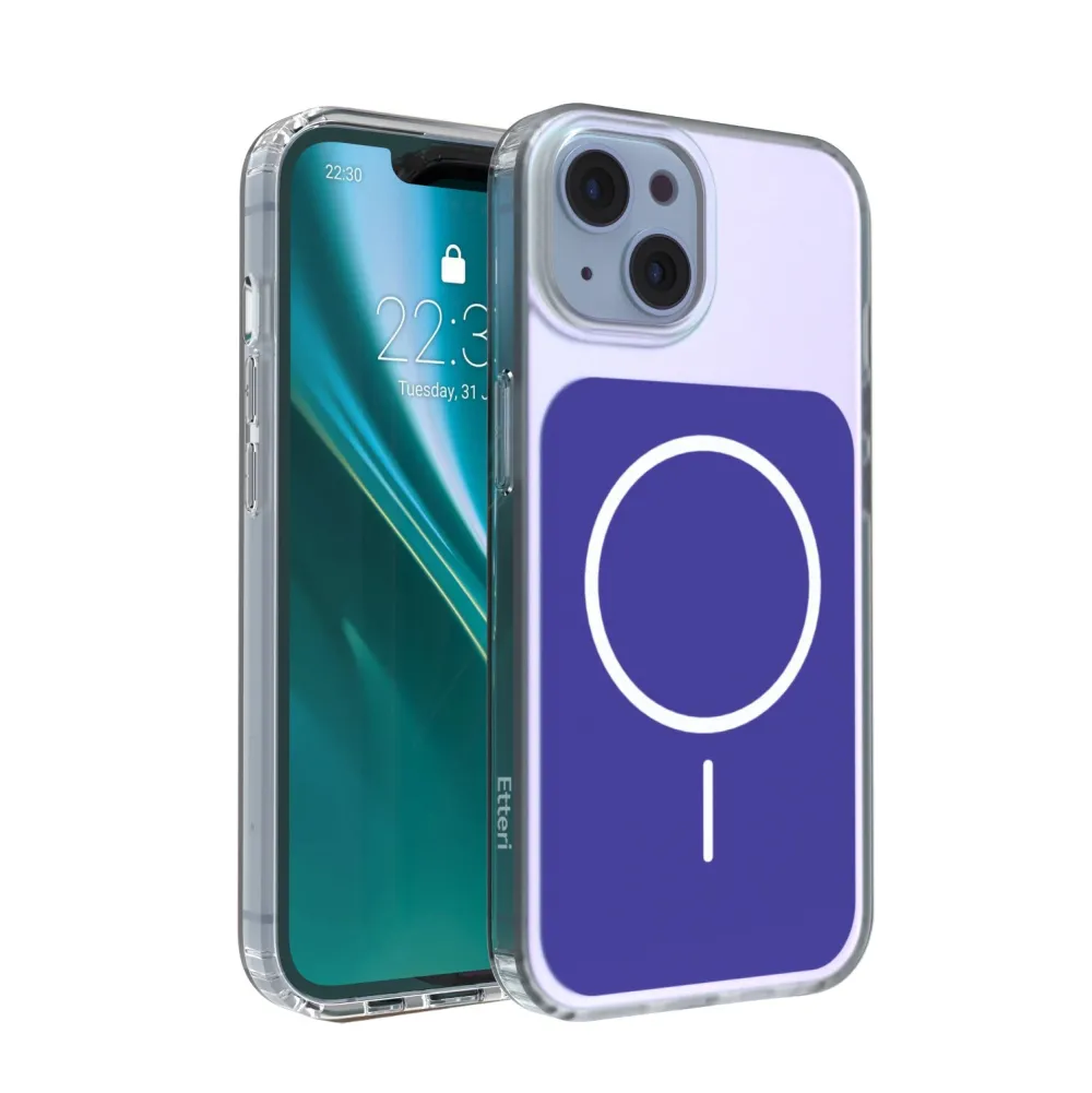Etteri Hidden Pearl case for iPhone 14 6,1" dark blue