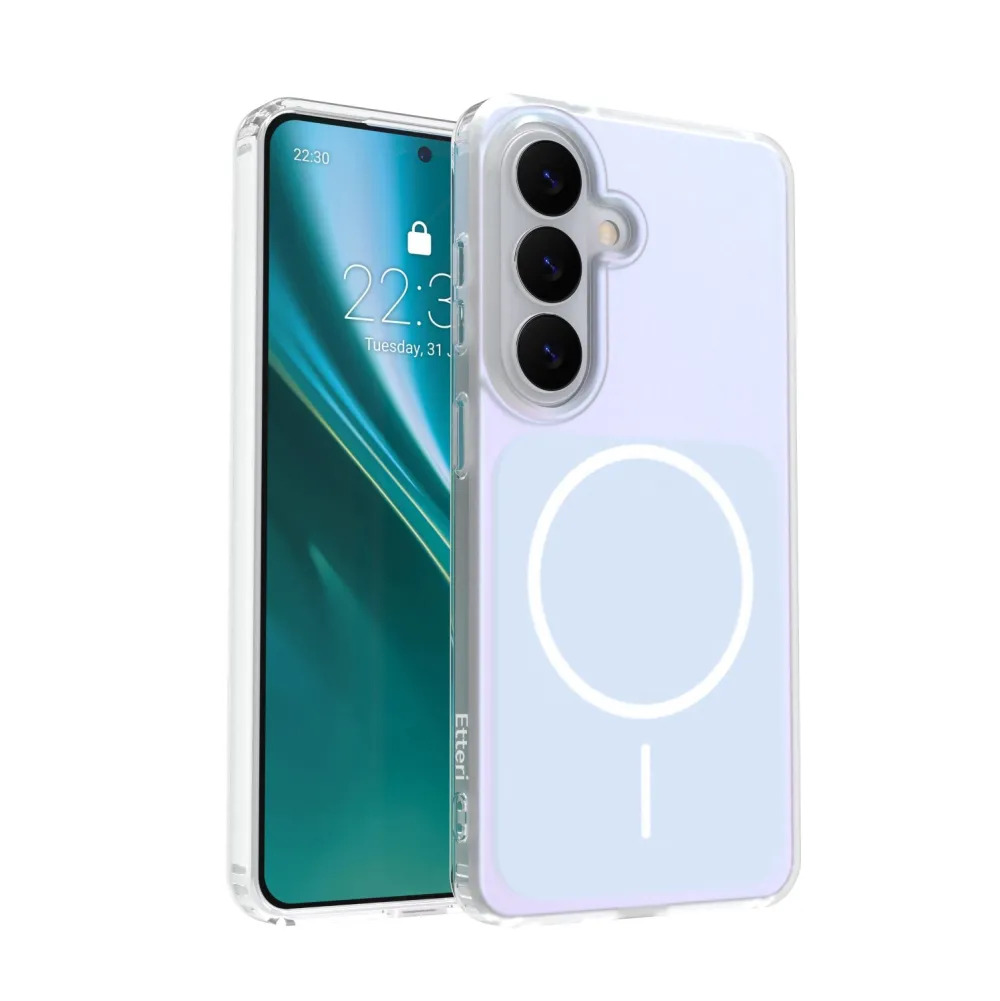 Etteri Hidden Pearl case for Samsung Galaxy S26 light blue