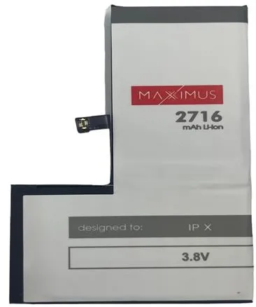 BATTERY MAXXIMUS IPHONE X 2716mAh