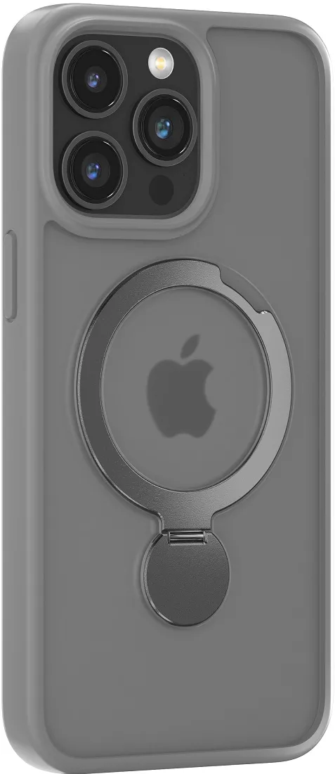 Comma case Joy Shark Mag for iPhone 15 Plus gray