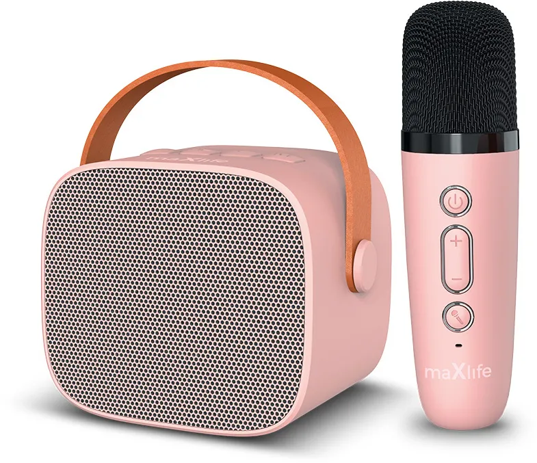 Maxlife Bluetooth karaoke speaker MXKS-100 pink