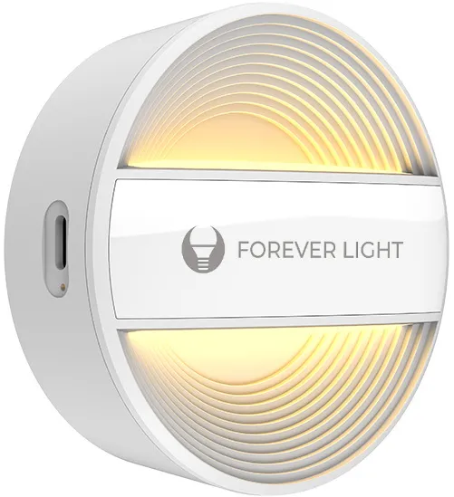 LED Night Lamp round PURE FLC-20 ALMA PIR white 500mAh Forever Light