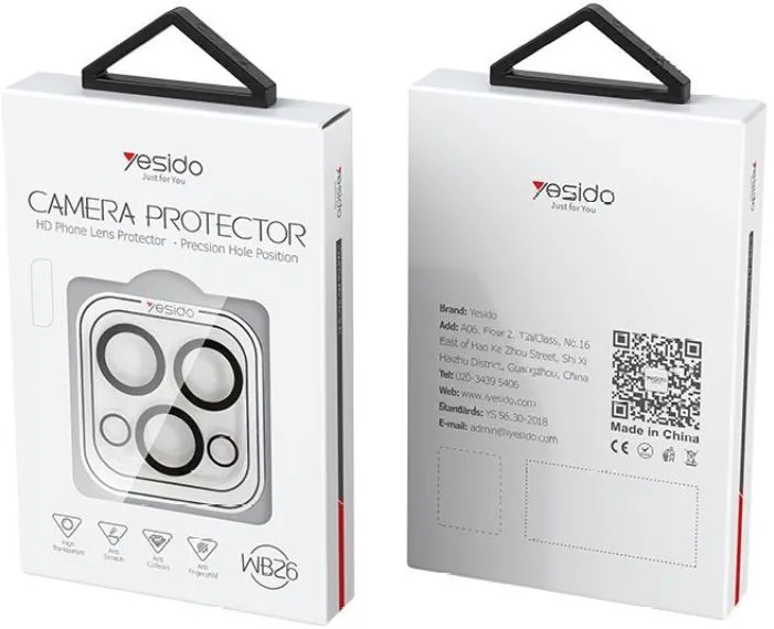 YESIDO LENS PROTECTOR WB26 for iPHONE 16 PLUS (6.7)
