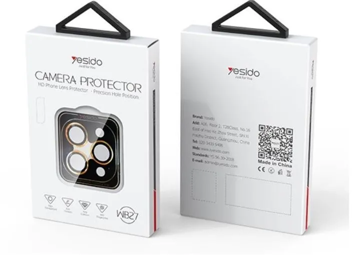 Yesido Lens Protector WB27 for iPhone 13 Pro / 13 Pro Max, SILVER / SREBRNY