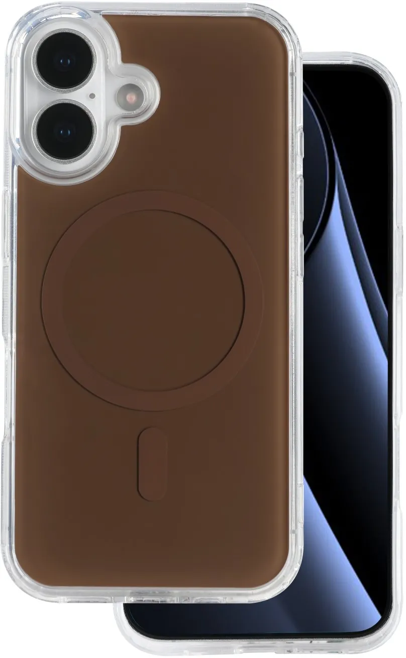 Lowkey Mag for iPhone 16 6,1" brown