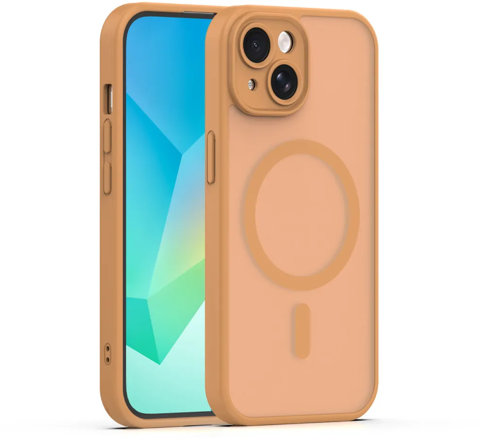 Mag Matt case for iPhone 13 6,1" brown camera protection
