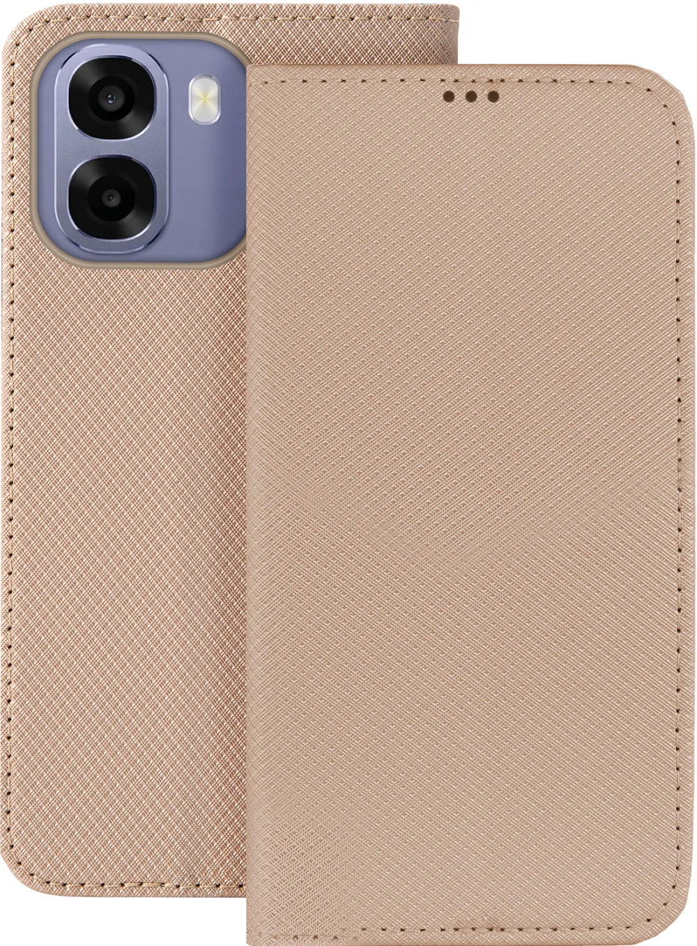 Smart Magnet case for Oppo A6 4G / A6 5G / A6X 4G / A6X 5G / A6S 4G / A6S 5G Global gold