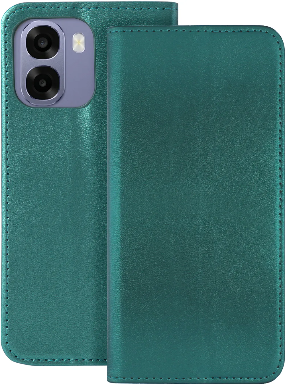 Smart Magnetic case for Oppo A6 4G / A6 5G / A6X 4G / A6X 5G / A6S 4G / A6S 5G Global dark green