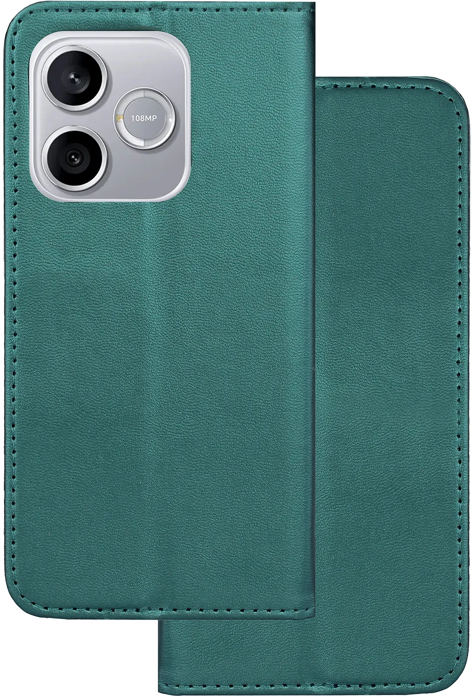 Smart Magnetic case for Honor 600 Lite dark green